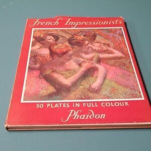 French Impressionists 50 Plates in Full Colour Phaidon Book Art Cottagecore